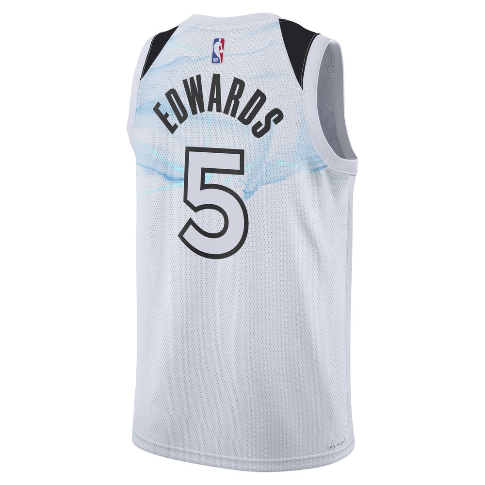 Nike Wolves ユニフォーム EDWARDS 5 Anthony Edwards Minnesota Timberwolves City Edition Men's Nike NBA