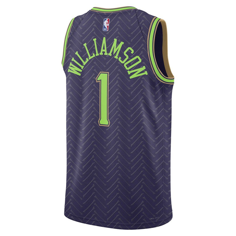 Zion Williamson New Orleans Pelicans 2024/25 City Edition Men's Nike Dri-FIT NBA Swingman Jersey 'Ink'