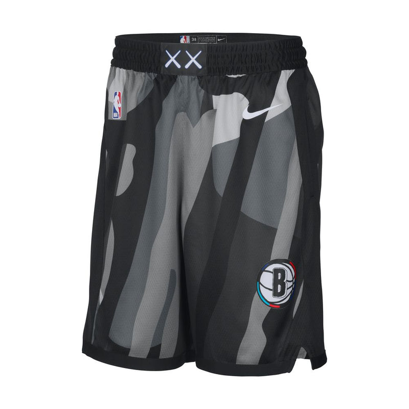 Brooklyn Nets 2024/25 City Edition Men's Nike Dri-FIT NBA Swingman Shorts 'Silver/White'