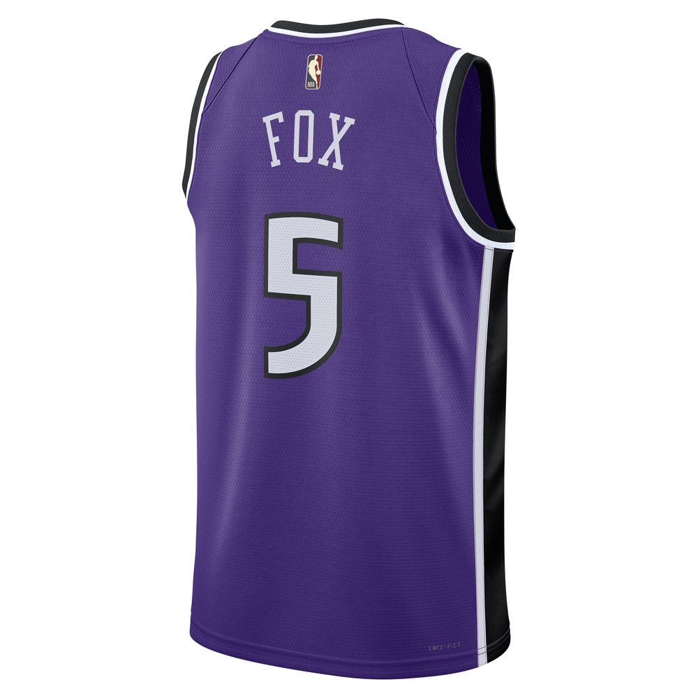 De'Aaron Fox Sacramento Kings 2024/25 Hardwood Classics Men's Nike Dri-FIT NBA Swingman Jersey 'Purple'