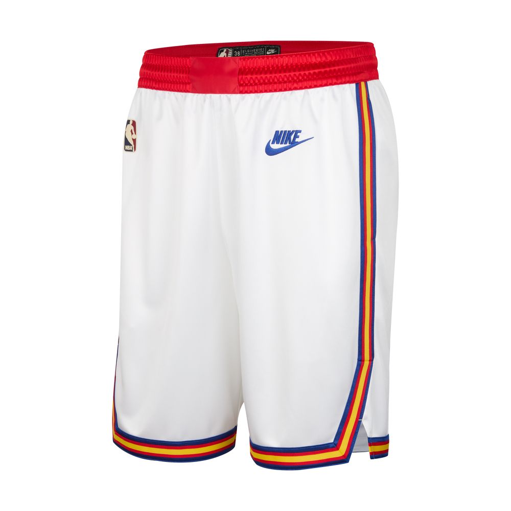 Golden State Warriors 2024/25 Hardwood Classics Men's Nike Dri-FIT NBA Swingman Shorts 'White'