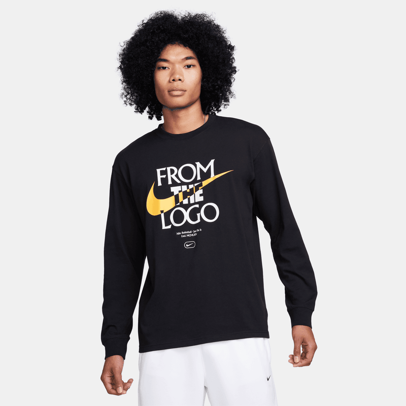 Nike Max90 Men's Long-Sleeve Basketball T-Shirt 'Black'