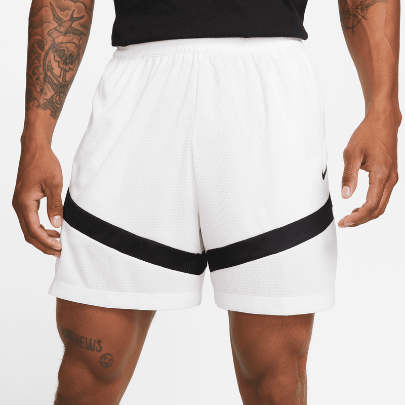 Nike Icon Men's Dri-FIT 6" Basketball Shorts 'White/Black'