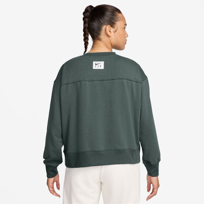 Nike Swoosh Fly Women's Dri-FIT French Terry Crew-Neck Basketball Sweatshirt 'Vintage Green/Jade'