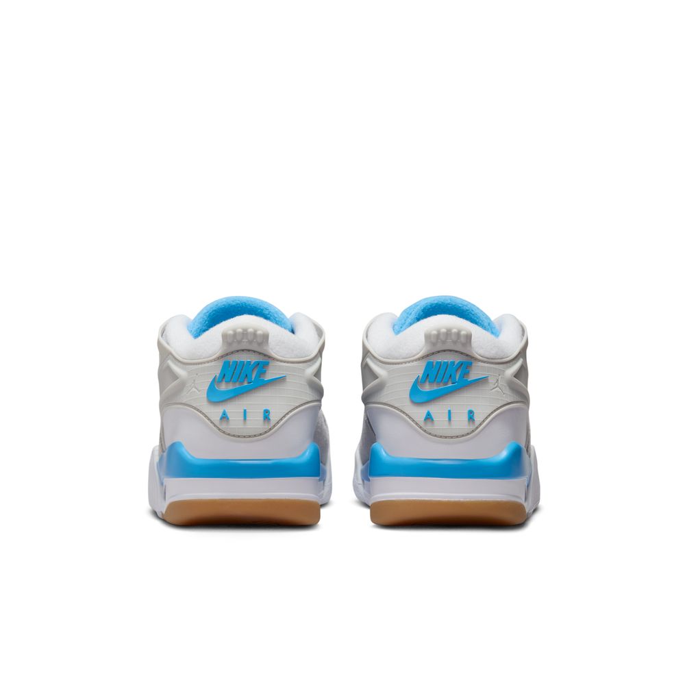 Air Jordan 4 RM Big Kids' Shoes (GS) 'White.Neutral Grey/Blue'