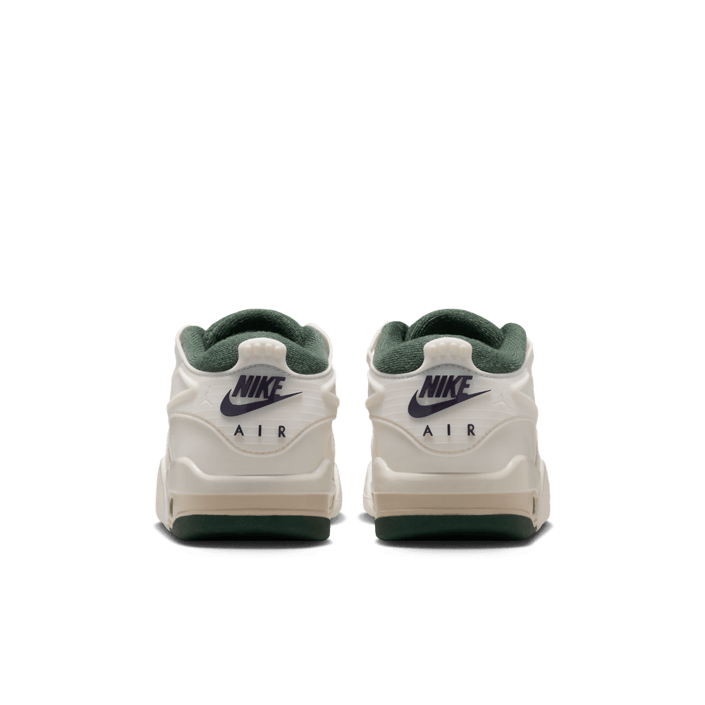 Air Jordan 4 RM Big Kids' Shoes (GS) 'Sail/Cream/Green'