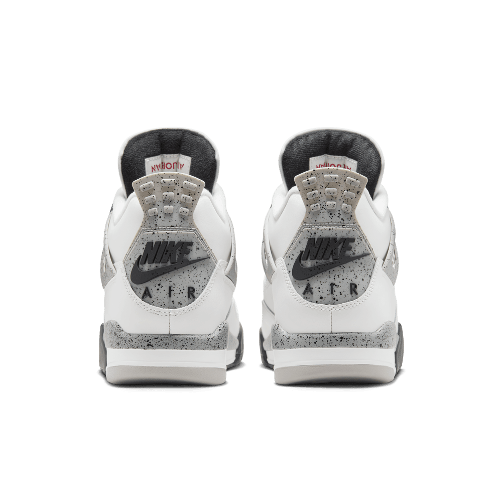 Air Jordan 4 Retro Men's Shoes "White Cement" 'Summit White/Red/Cement'