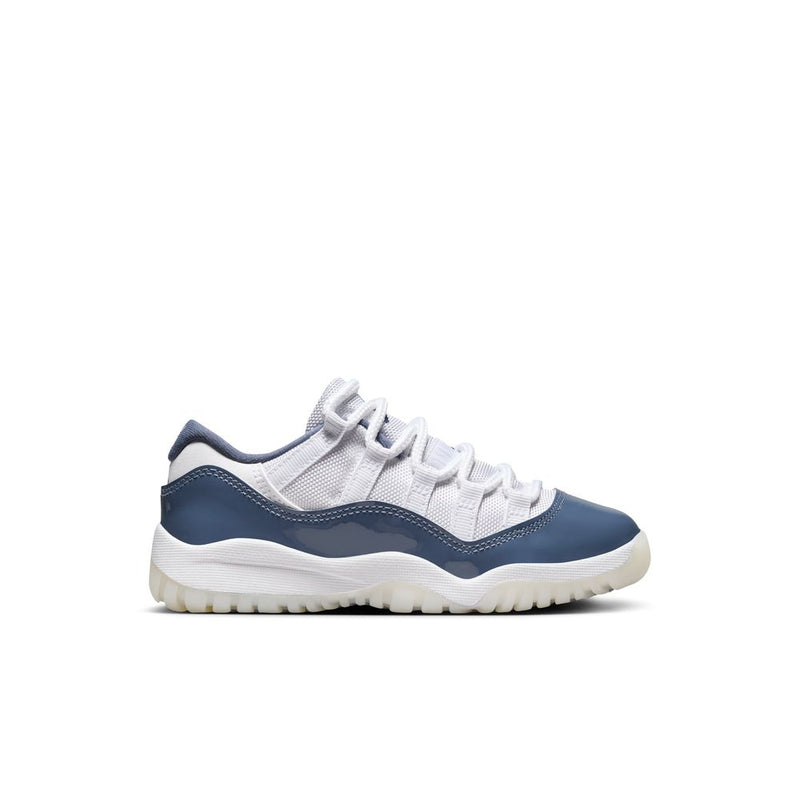 Jordan 11 Retro Low "Diffused Blue" Little Kids' Shoes (PS) 'White/Navy Blue'