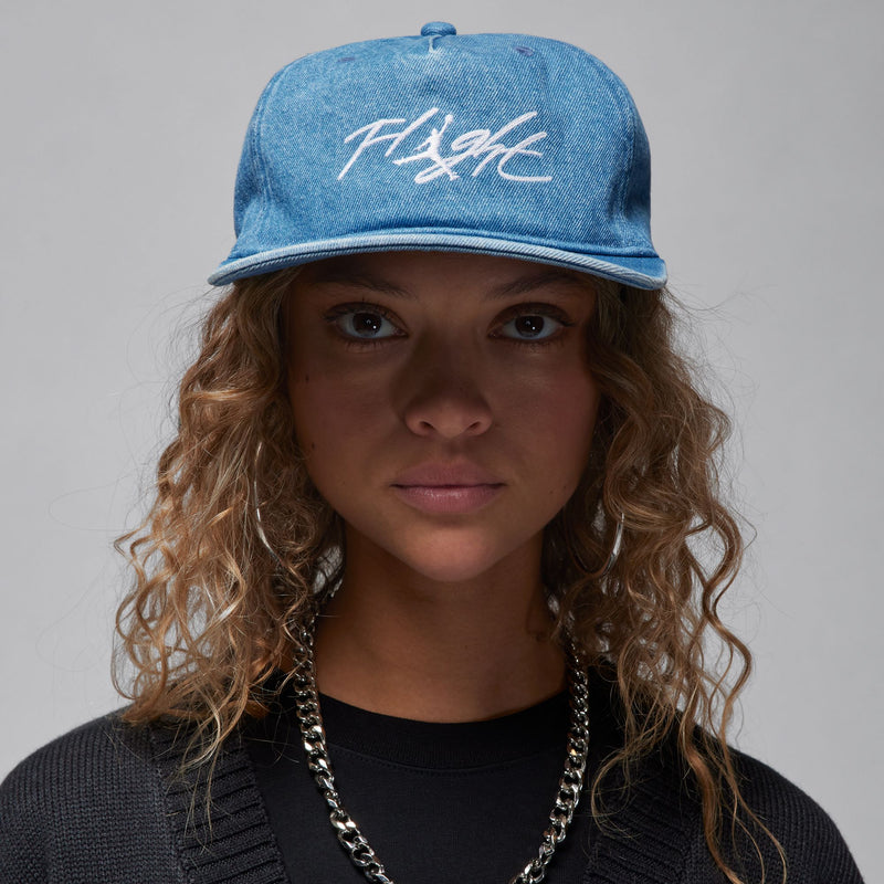 Jordan Pro Unstructured 5-Panel Hat 'Blue Grey/White'