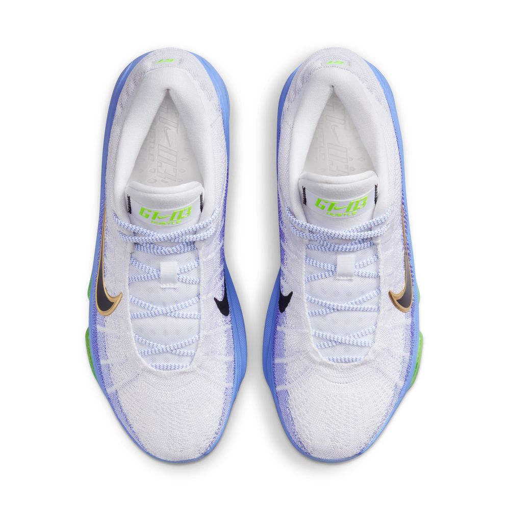 Nike G.T. Hustle 3 Basketball Shoes 'White/Black/Royal/Volt'