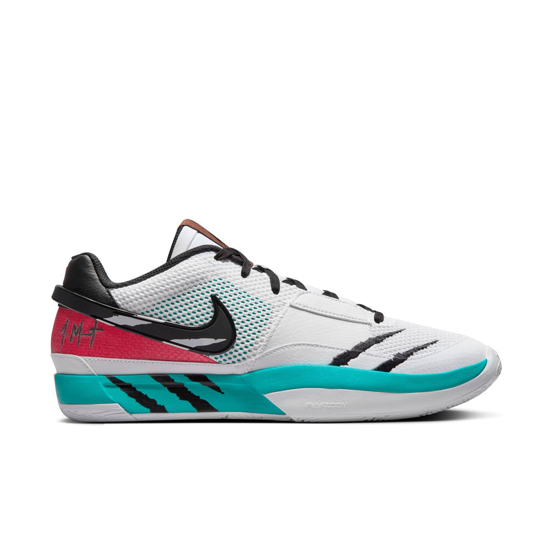 Ja Morant Ja 1 "Scratch" Basketball Shoes 'White/Pink/Green'