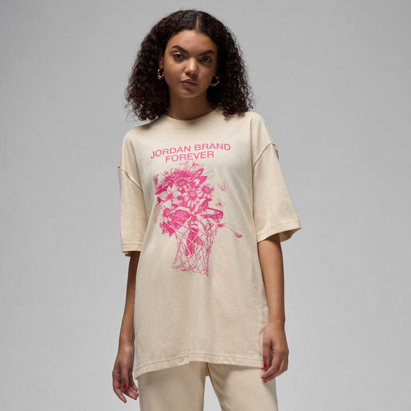 Jordan Women's Oversized Graphic T-Shirt 'Brown'