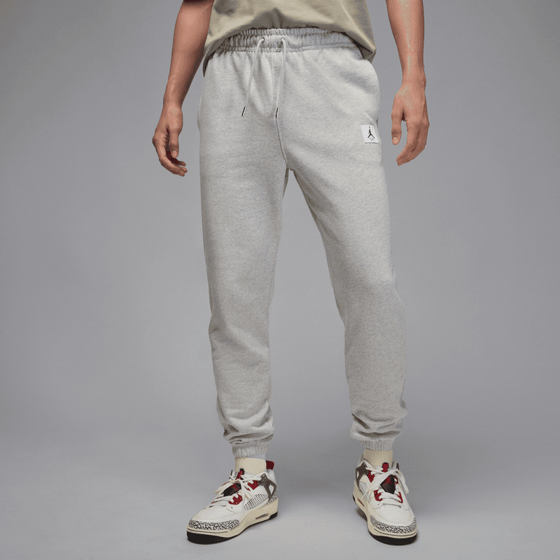 Jordan Flight Fleece Men's Pants 'Grey Heather/Black'
