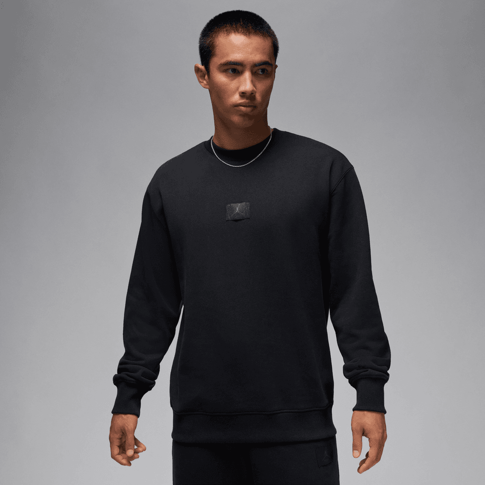 Jordan Flight Fleece Men's Crew-Neck Sweatshirt 'Black'