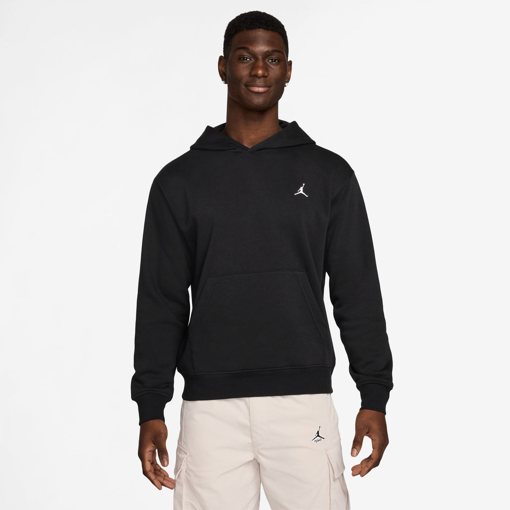 Jordan Brooklyn Fleece Men's Pullover Hoodie 'Black/White'