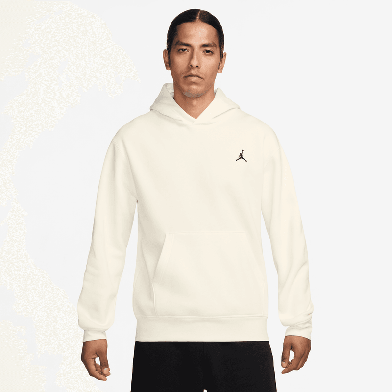 Jordan Brooklyn Fleece Men's Pullover Hoodie 'Sail/Black'