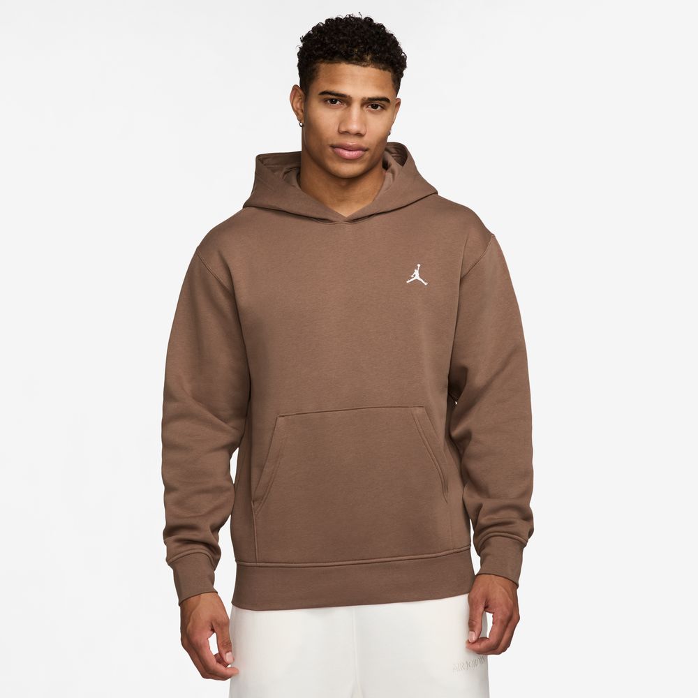 Jordan Brooklyn Fleece Men's Pullover Hoodie 'Brown/White'