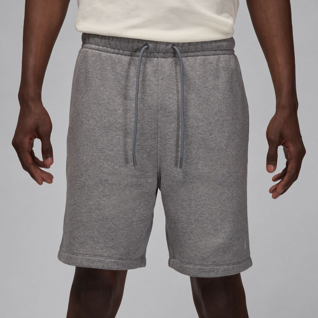 Jordan Brooklyn Fleece Men's Shorts 'Carbon Heather/White'