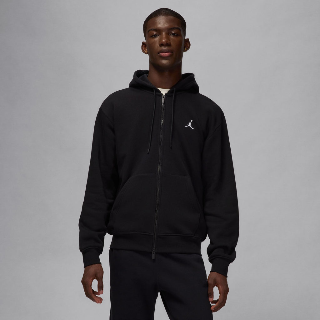 Jordan Brooklyn Fleece Men's Full-zip Hoodie 'Black/White'