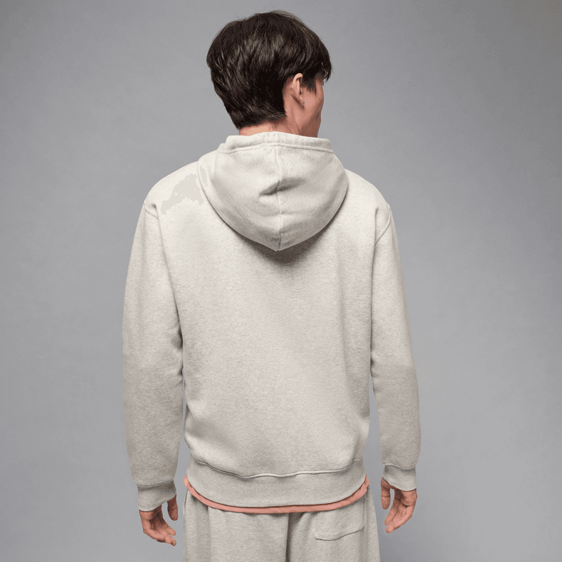 Jordan Brooklyn Fleece Men's Full-zip Hoodie 'Grey Heather'