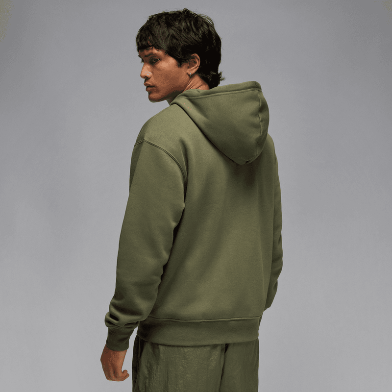 Jordan Brooklyn Fleece Men's Full-zip Hoodie 'Medium Olive'