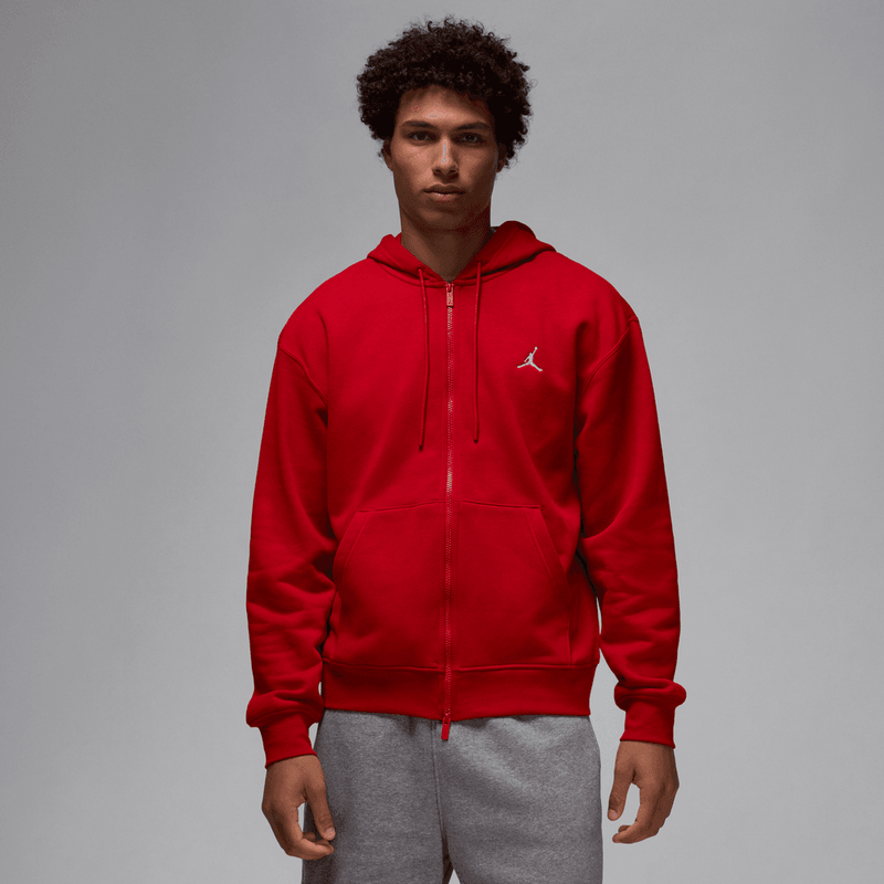 Jordan Brooklyn Fleece Men's Full-zip Hoodie 'Red'