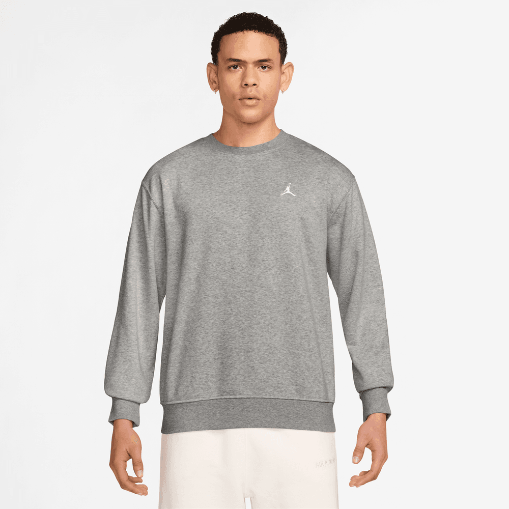 Jordan Brooklyn Fleece Men's Crew-Neck Sweatshirt 'Grey Heather'