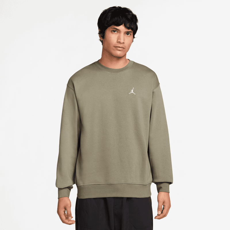Jordan Brooklyn Fleece Men's Crew-Neck Sweatshirt 'Medium Khaki'