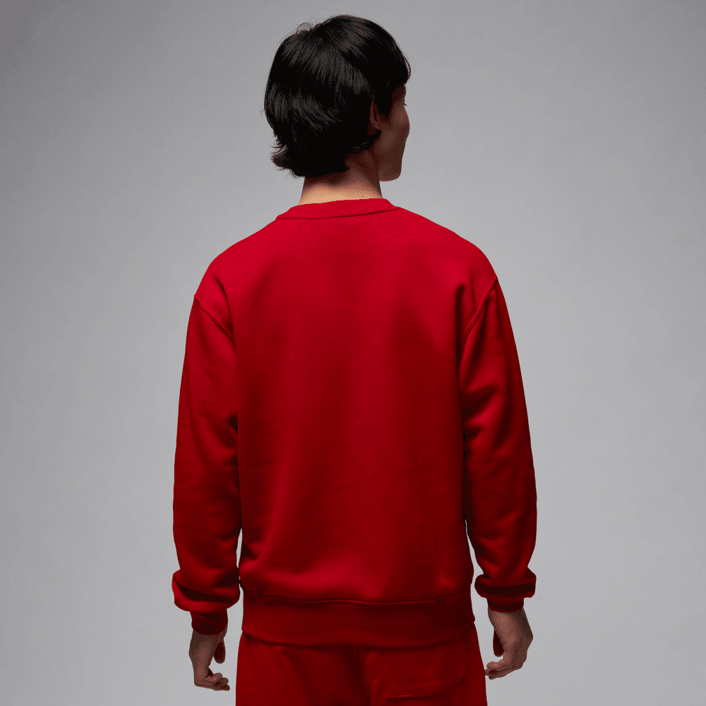 Jordan Brooklyn Fleece Men's Crew-Neck Sweatshirt 'Gym Red'