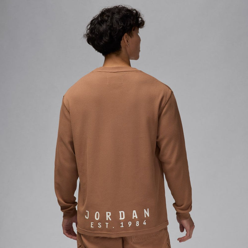 Jordan Essentials Men's Long-Sleeve Top 'Brown/Sail'