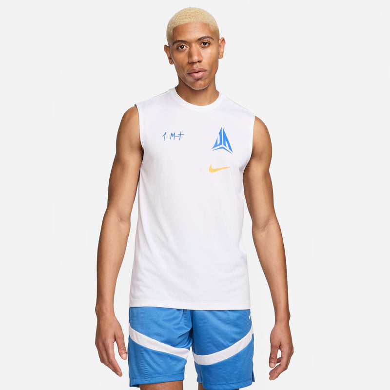 Ja Morant Ja Men's Dri-FIT Sleeveless Basketball T-Shirt 'White'