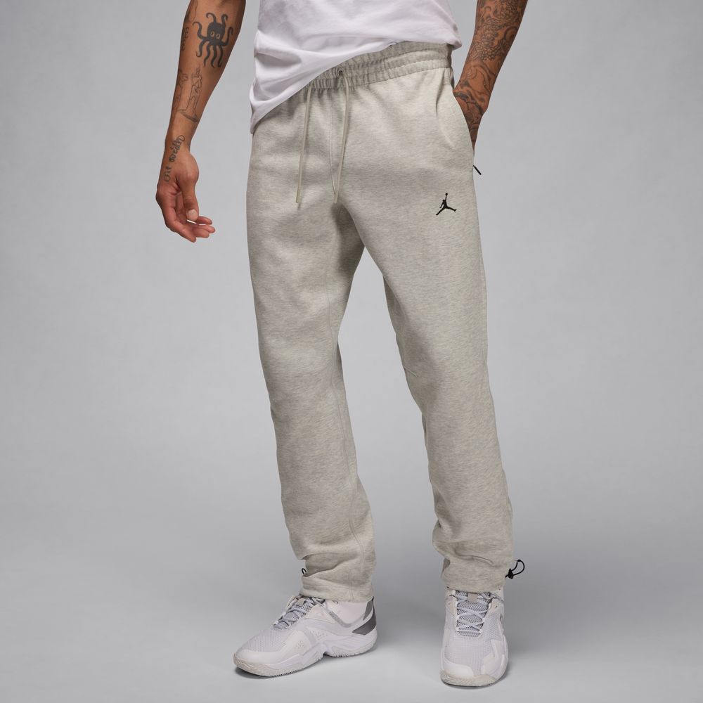 Jordan Sport Hoop Fleece Men's Dri-FIT Pants Tall Sizes 'Grey Heather/Black'