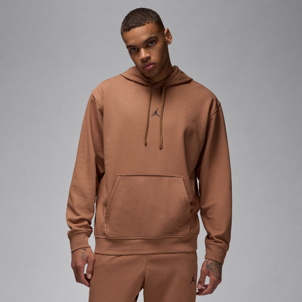 Jordan Sport Crossover Men's Dri-FIT Pullover Hoodie Tall Sizes 'Brown/Black'