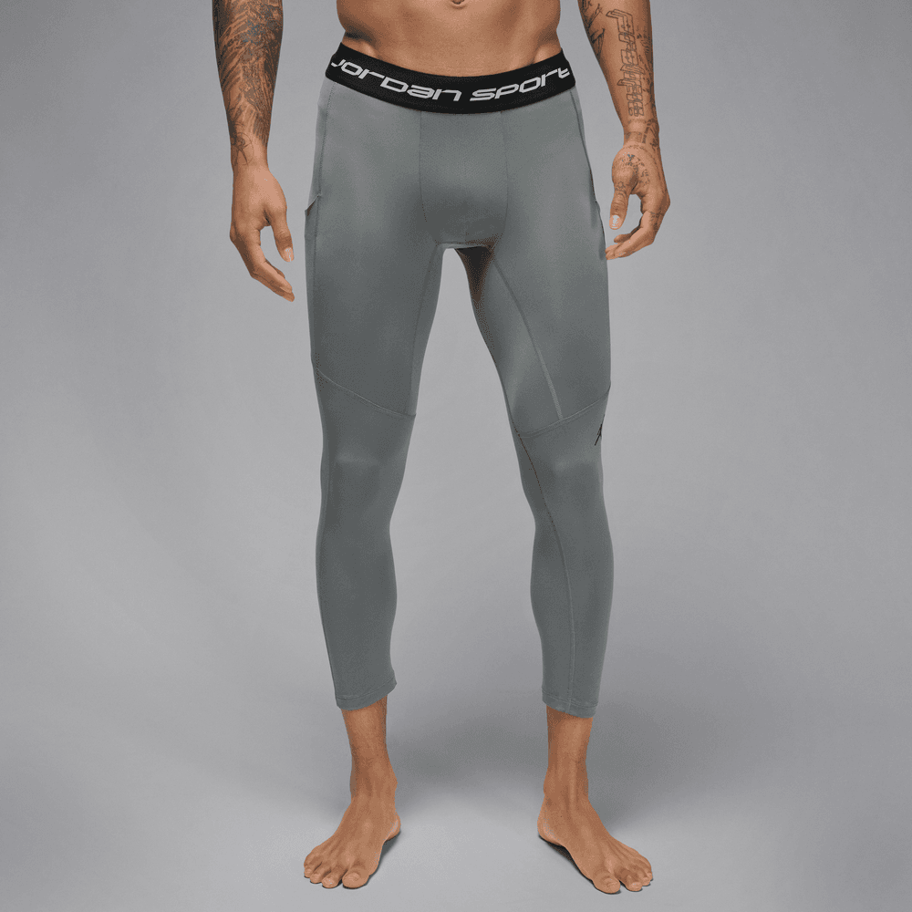 Jordan Sport Men's Dri-FIT 3/4-Length Tights 'Smoke Grey'