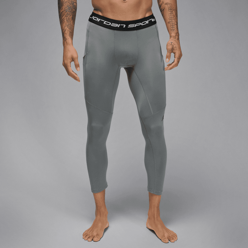 Jordan Sport Men's Dri-FIT 3/4-Length Tights 'Smoke Grey'