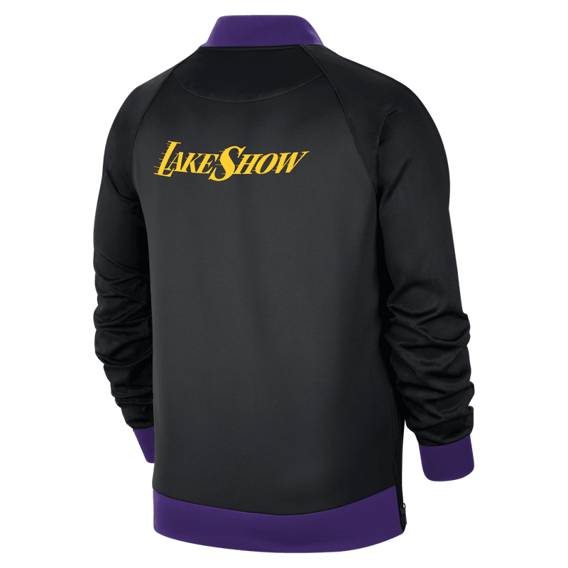 Los Angeles Lakers Showtime City Edition Men's Nike NBA Jacket 'Black/Purple'