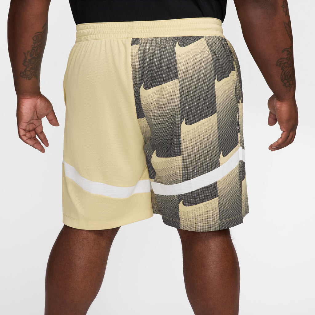 Nike Icon Men's 8" Dri-FIT Basketball Shorts 'Gold/White/Black'