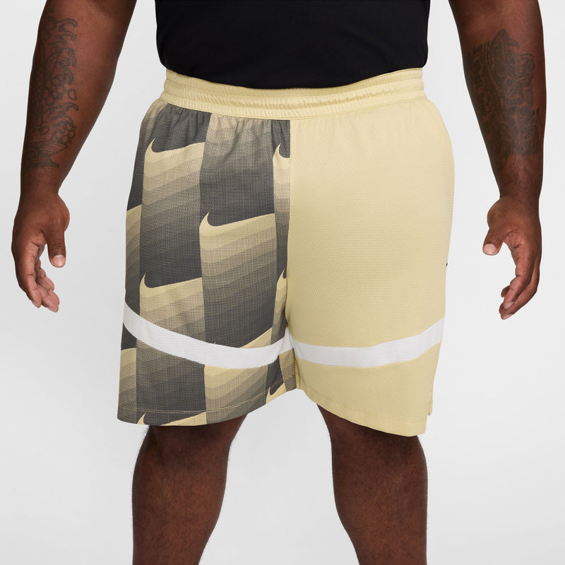 Nike Icon Men's 8" Dri-FIT Basketball Shorts 'Gold/White/Black'