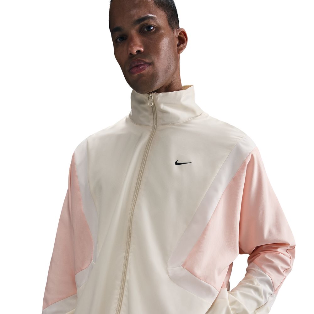 Nike Icon Men's Woven Basketball Jacket 'Coconut Milk/Coral/Black'