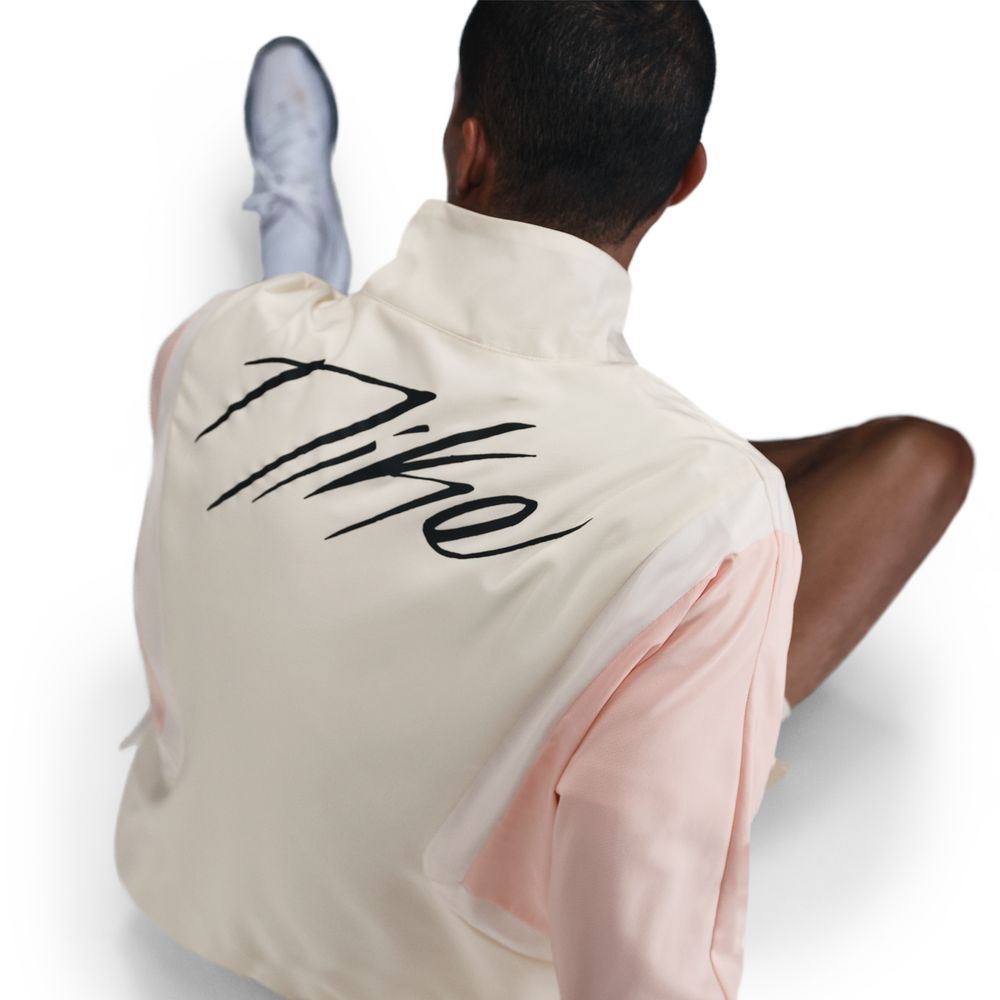 Nike Icon Men's Woven Basketball Jacket 'Coconut Milk/Coral/Black'