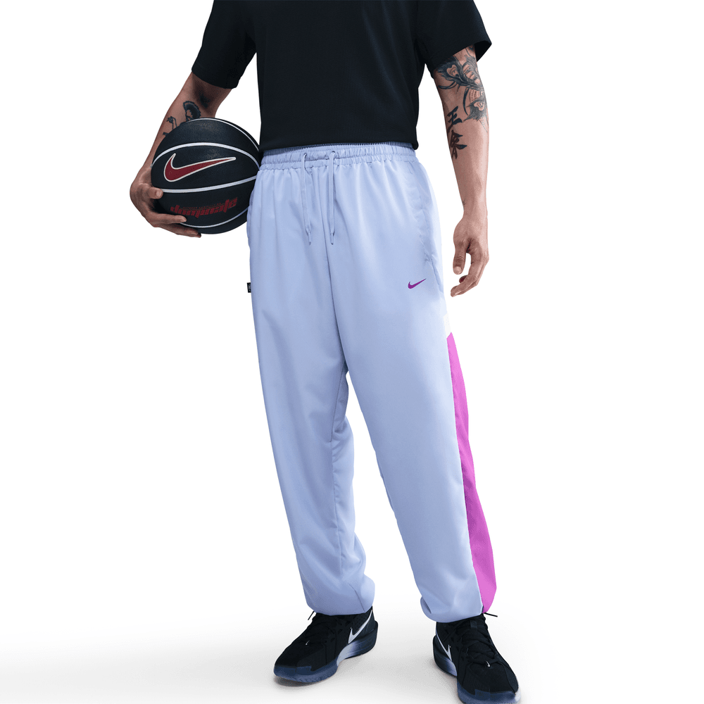 Nike Icon Men's Woven Basketball Pants 'Aluminium/Purple'