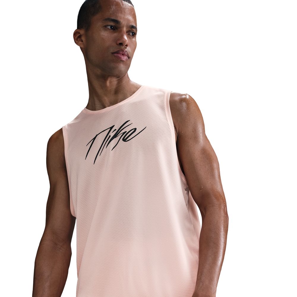 Nike Icon Men's Dri-FIT Basketball Jersey 'Coral/Ivory/Black'