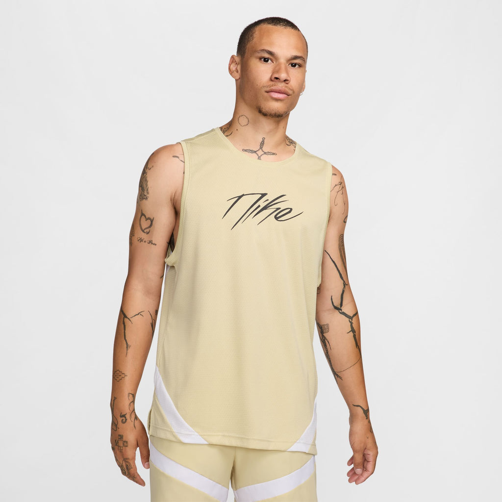 Nike Icon Men's Dri-FIT Basketball Jersey 'Team Gold/Black'