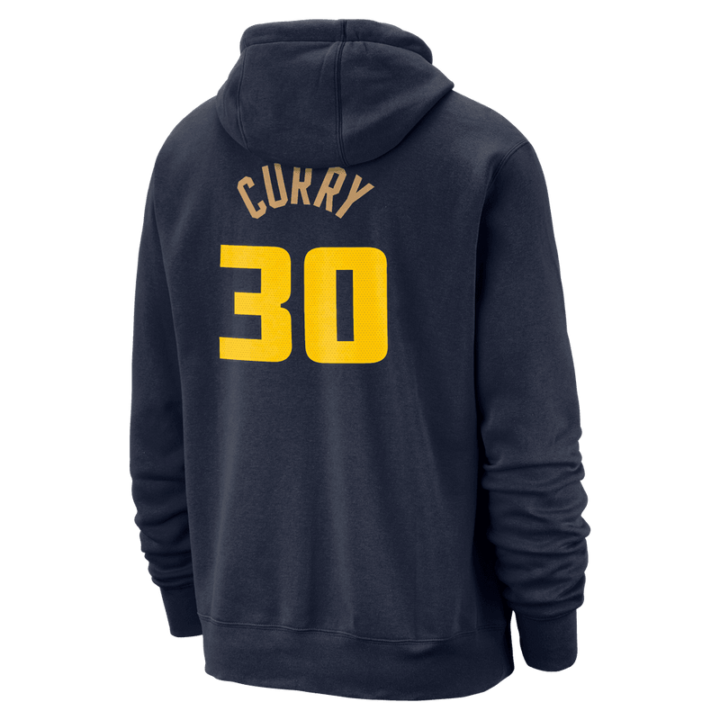 Stephen Curry Golden State Warriros City Edition Men's Nike NBA Fleece Pullover Hoodie 'Navy'