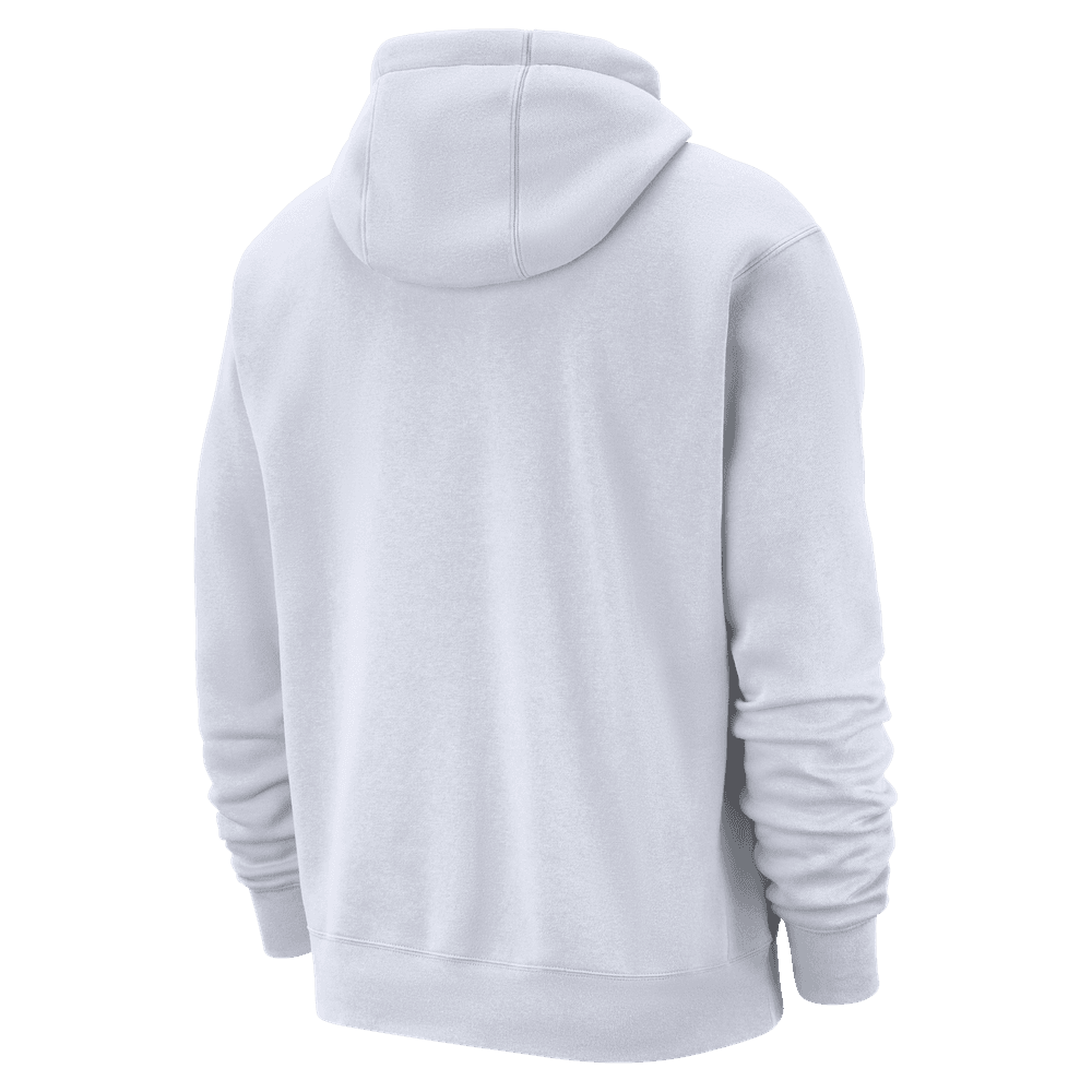 nike sportswear club fleece hoodie white