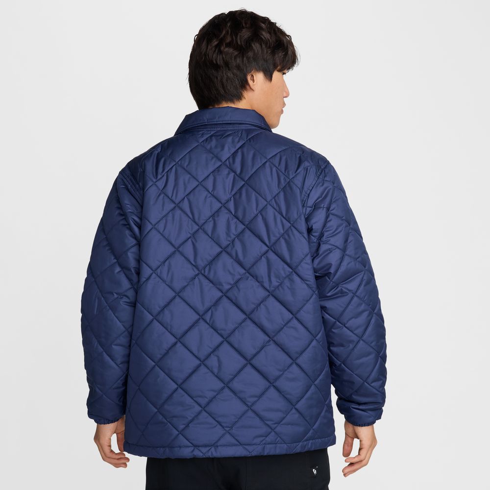 Nike Club Men's Lightweight Quilted Therma-FIT Insulated Jacket 'Navy/Black'