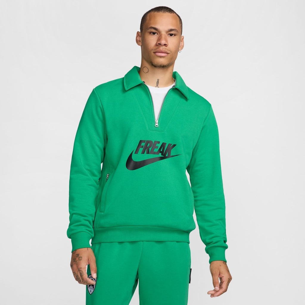 Giannis Antetokounmpo Giannis Men's Standard Issue 1/4-Zip Basketball Top 'Green/Black'