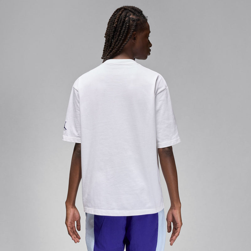 Jordan Sport x Fédération Française de Basketball Men's T-Shirt 'White/Royal'