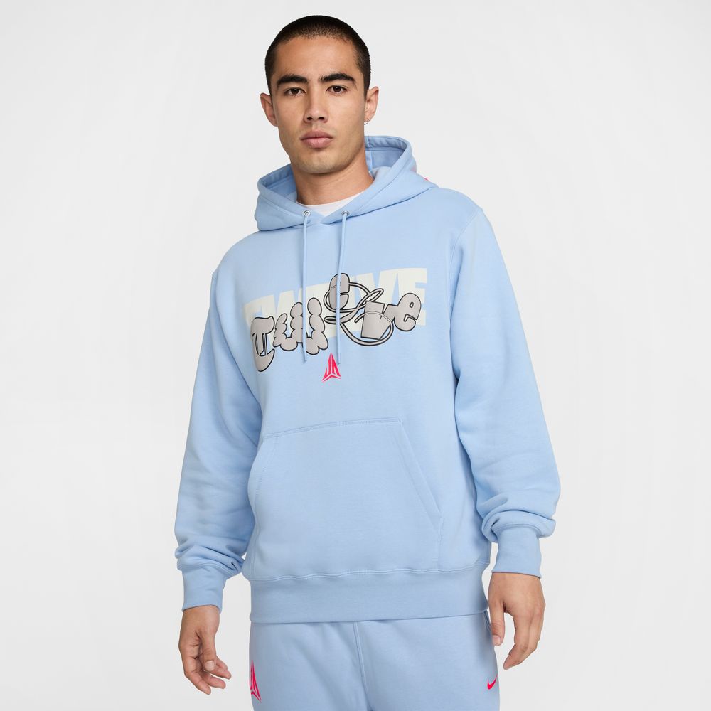 Ja Morant Ja Men's Fleece Basketball Hoodie 'Cobalt Bliss/Crimson'