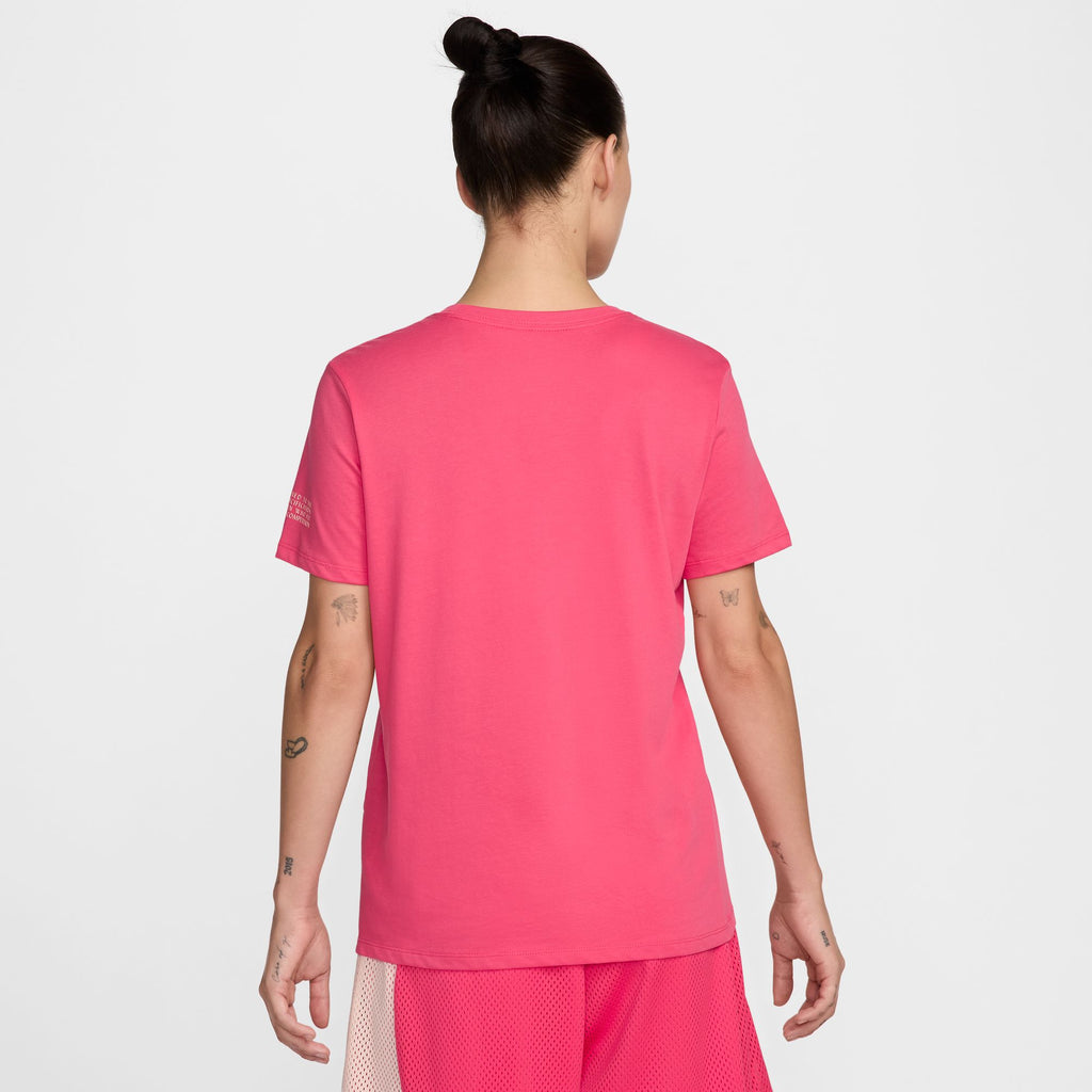 Nike Swoosh Fly Women's Dri-FIT Short-Sleeve T-Shirt 'Pink/Crimson'